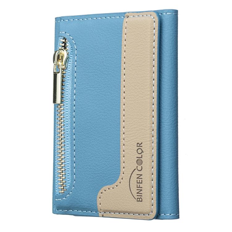 Zipper Leather Horizontal Magnetic Wallet Card Bag Case