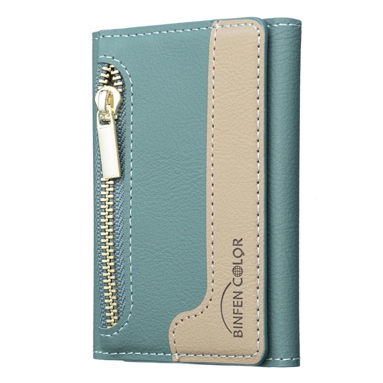 Zipper Leather Horizontal Magnetic Wallet Card Bag Case