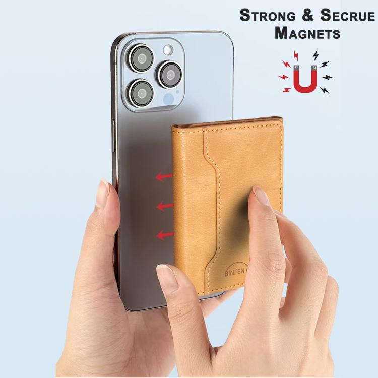Oily Leather Horizontal Magnetic Wallet Card Bag Case