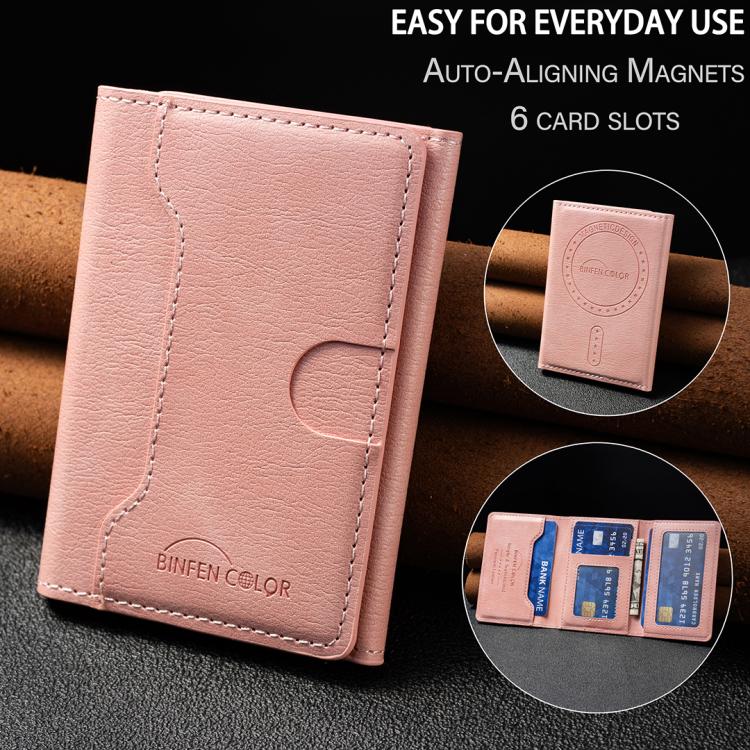 Oily Leather Horizontal Magnetic Wallet Card Bag Case