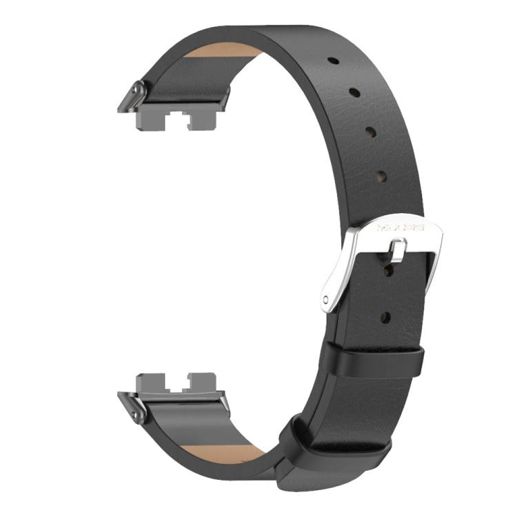 For Huawei Band 10 / 9 / 8 Mijobs Microfiber PU Leather Watch Band
