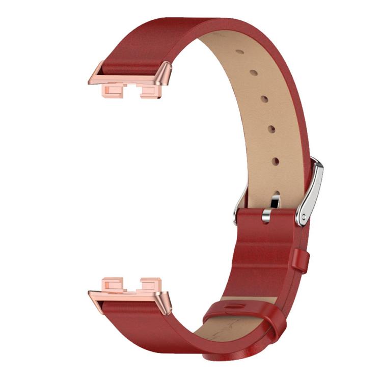 For Huawei Band 10 / 9 / 8 Mijobs Microfiber PU Leather Watch Band
