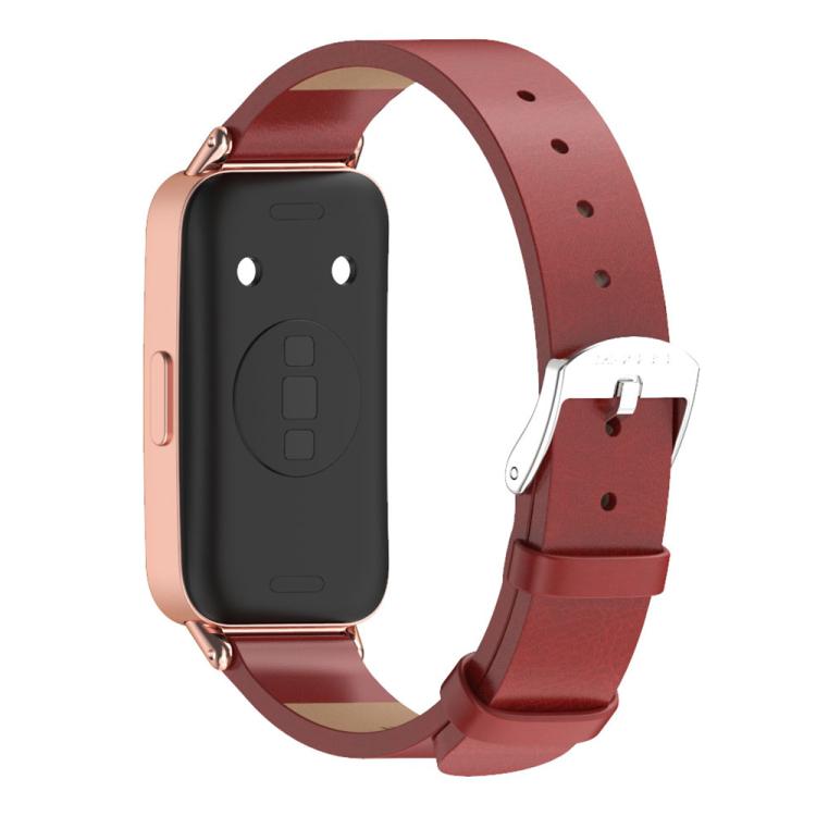 For Huawei Band 10 / 9 / 8 Mijobs Microfiber PU Leather Watch Band