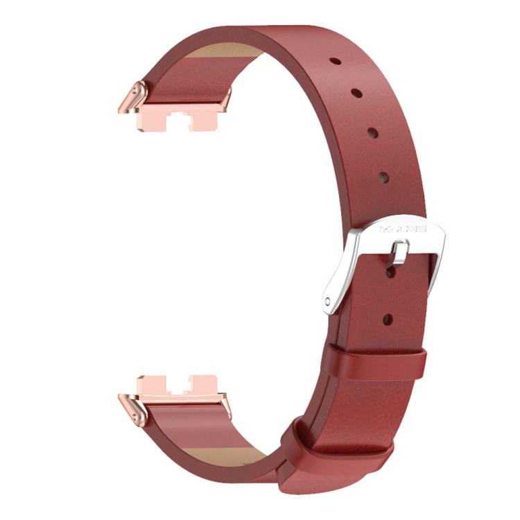 For Huawei Band 10 / 9 / 8 Mijobs Microfiber PU Leather Watch Band