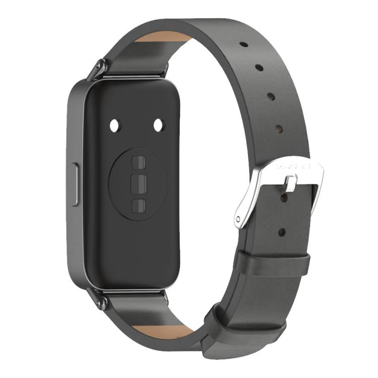 For Huawei Band 10 / 9 / 8 Mijobs Microfiber PU Leather Watch Band