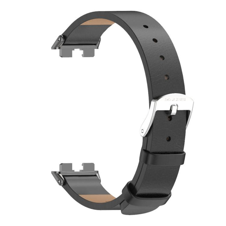For Huawei Band 10 / 9 / 8 Mijobs Microfiber PU Leather Watch Band