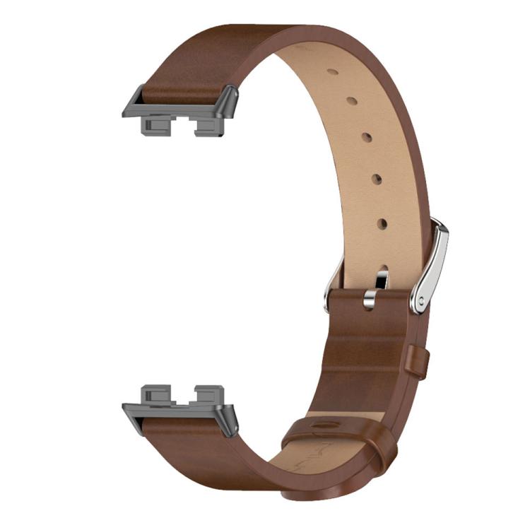 For Huawei Band 10 / 9 / 8 Mijobs Microfiber PU Leather Watch Band