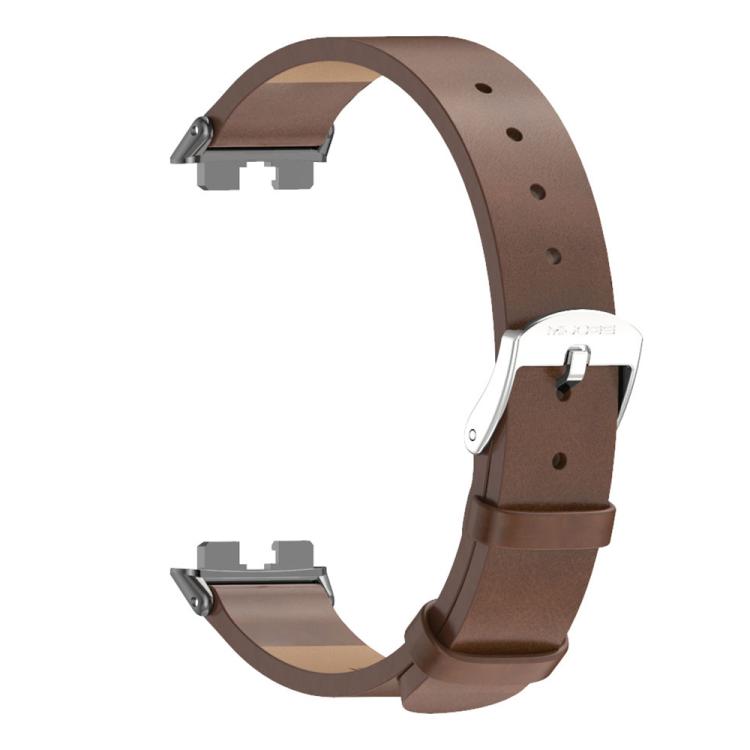 For Huawei Band 10 / 9 / 8 Mijobs Microfiber PU Leather Watch Band