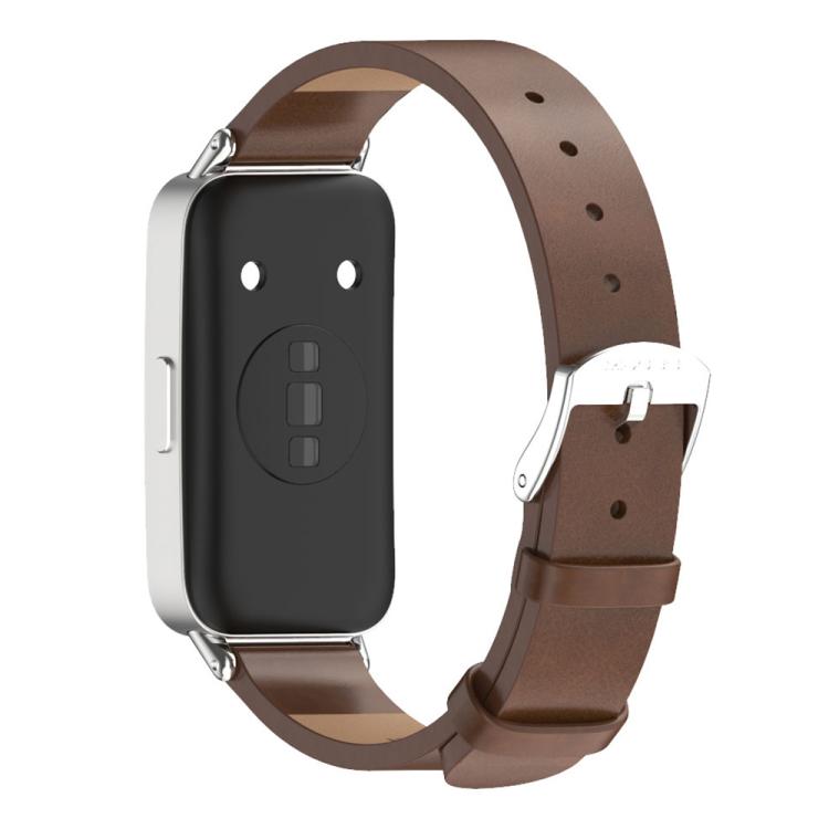 For Huawei Band 10 / 9 / 8 Mijobs Microfiber PU Leather Watch Band