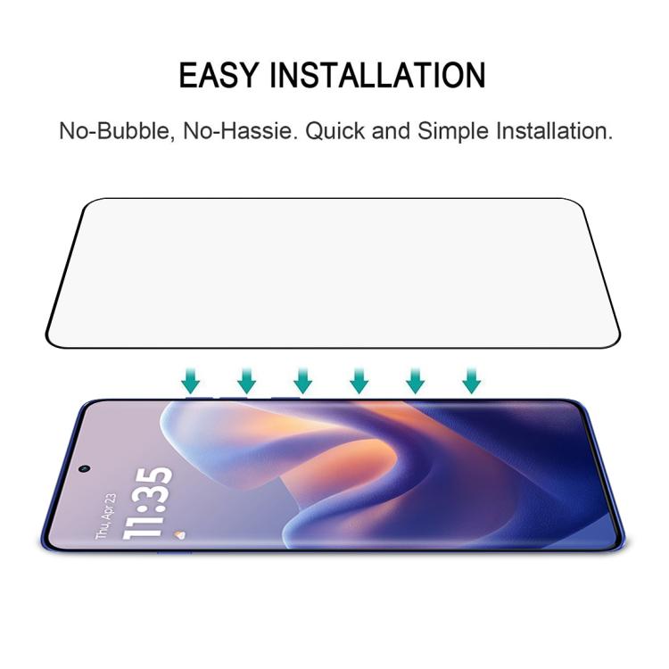 For Motorola Edge 60 Pro 10pcs 3D Curved Edge Full Screen Tempered Glass Film