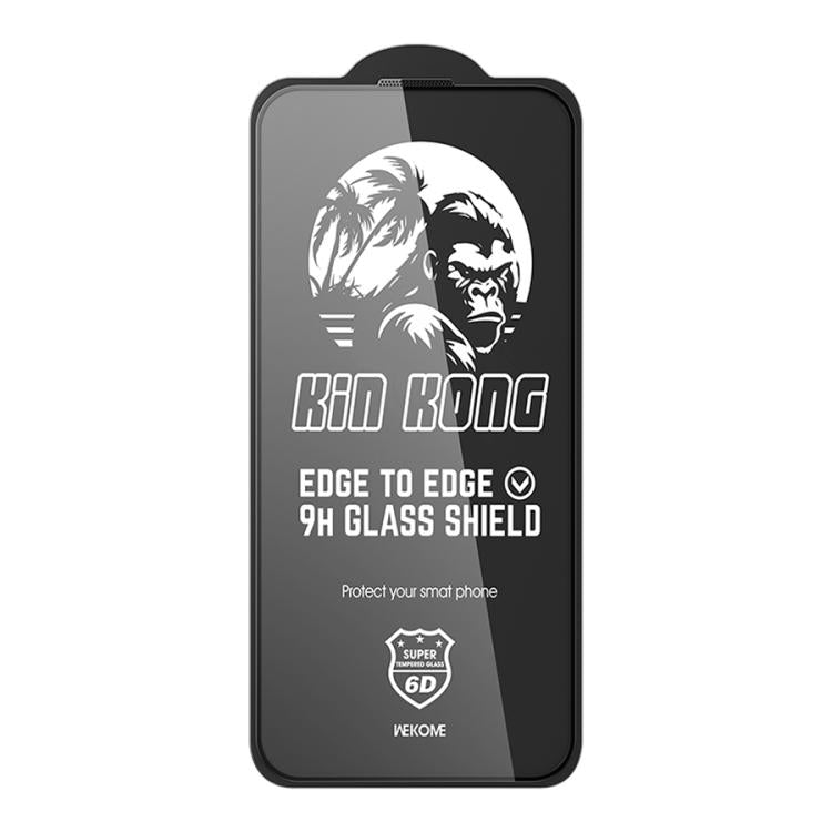For iPhone 15 Pro WK WTP-096 Jungle Series Kinkong 6D Curved HD Tempered Glass Film