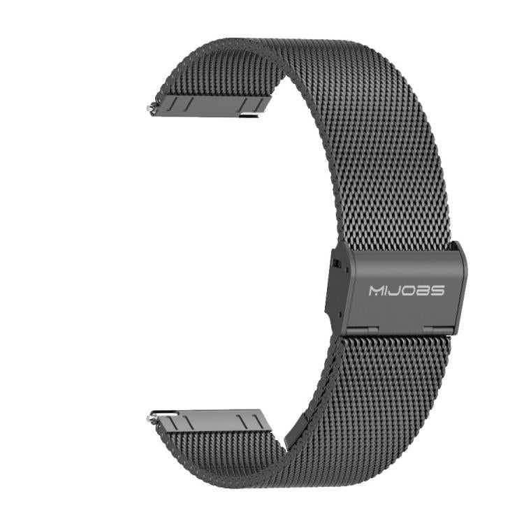 22mm MIJOBS Milan Buckle Metal Watch Band