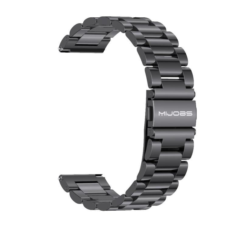 22mm MIJOBS Three Beads Metal Watch Band