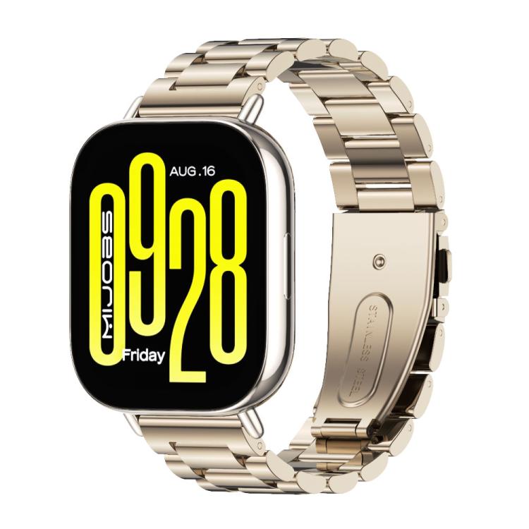 22mm MIJOBS Three Beads Metal Watch Band