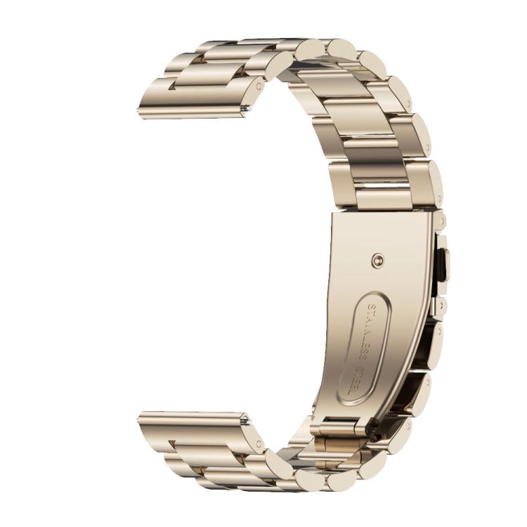 22mm MIJOBS Three Beads Metal Watch Band