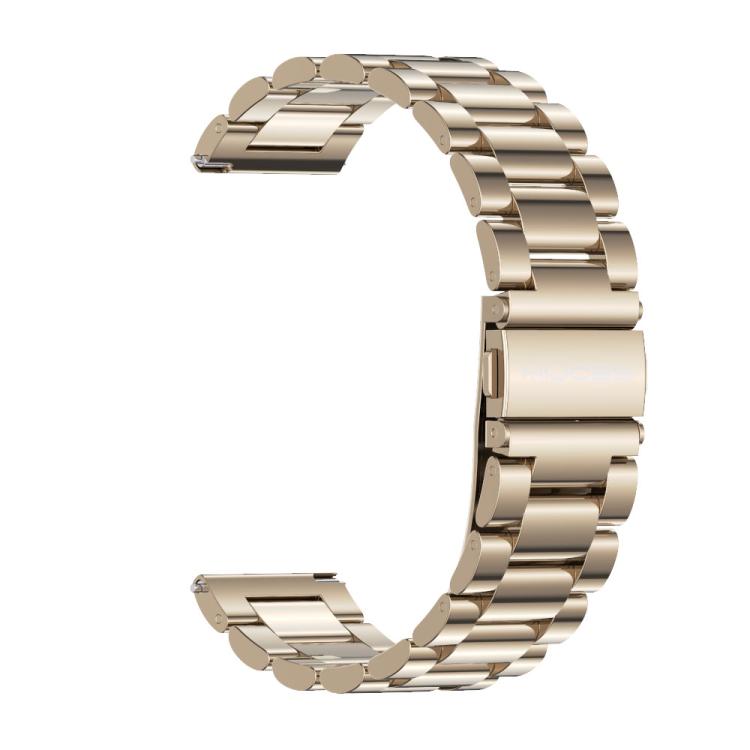 22mm MIJOBS Three Beads Metal Watch Band