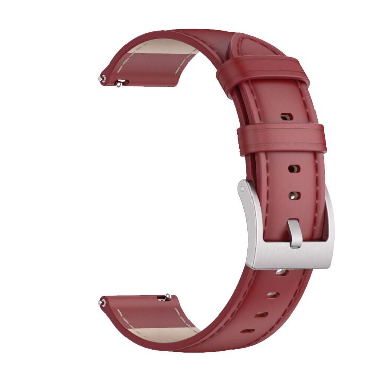 22mm MIJOBS Genuine Leather Watch Band