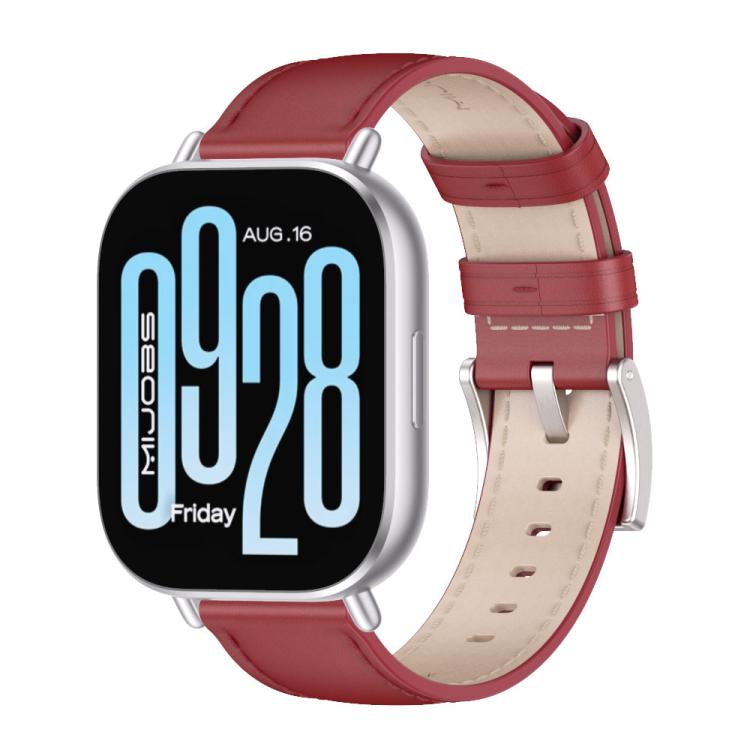 22mm MIJOBS Genuine Leather Watch Band