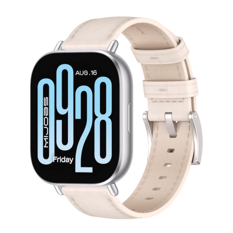 22mm MIJOBS Genuine Leather Watch Band