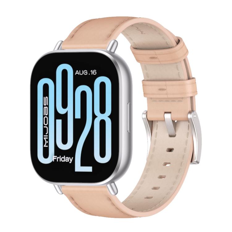 22mm MIJOBS Genuine Leather Watch Band