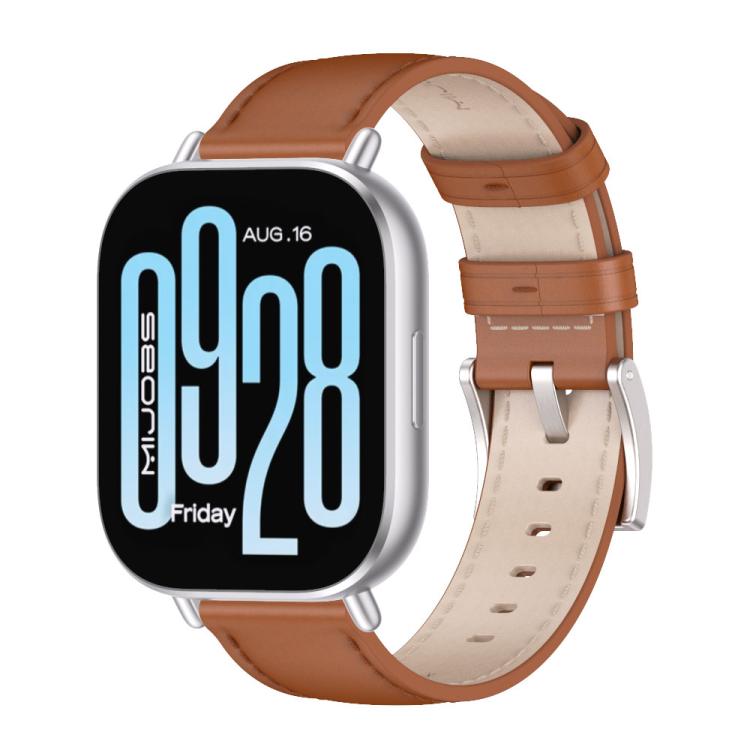22mm MIJOBS Genuine Leather Watch Band