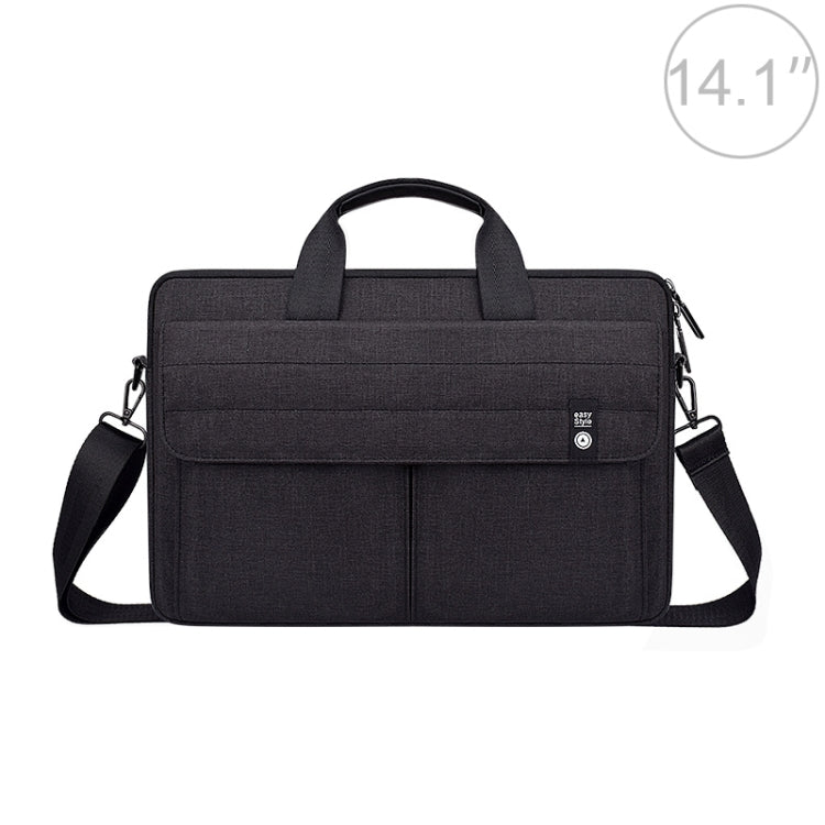 ST08 Handheld Briefcase Carrying Storage Bag with Shoulder Strap for 14.1 inch Laptop