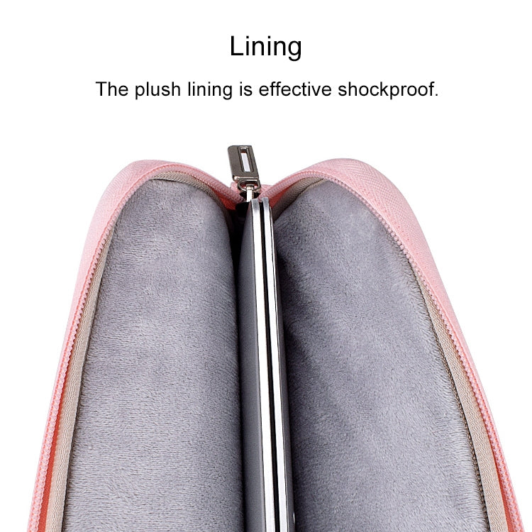 ST08 Handheld Briefcase Carrying Storage Bag with Shoulder Strap for 15.4 inch Laptop