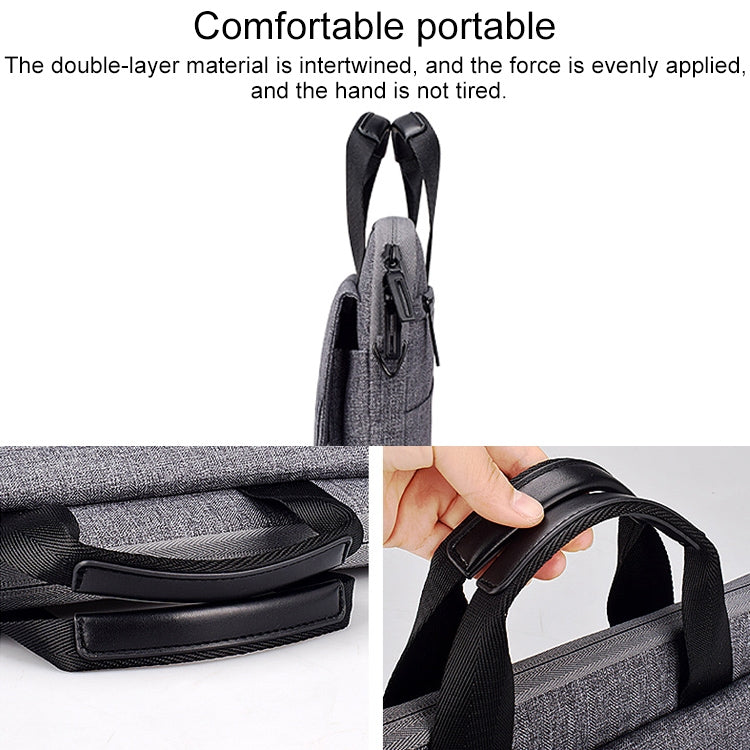 ST08 Handheld Briefcase Carrying Storage Bag with Shoulder Strap for 15.6 inch Laptop