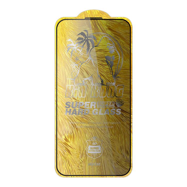 For iPhone 16 / 15 WK WTP-104 Jungle Series Kinkong Kyanite Ultra-hard 9D Curved Privacy Aluminum Glass Film