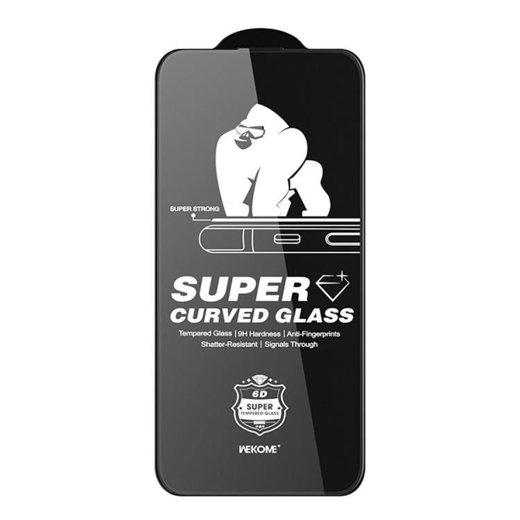 For iPhone 16 Pro Max WK WTP-107 Kings KinKong 0.33mm 6D Curved HD Tempered Glass Film, No Black Frame