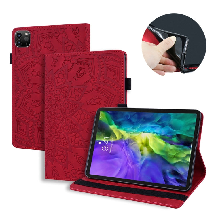 For iPad Air 2022 / 2020 10.9 Calf Texture Embossed Horizontal Flip Leather Case with Holder & Card Slots & Photo Frame