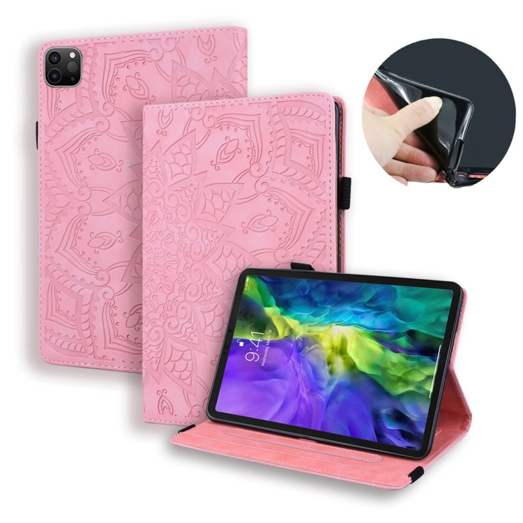 For iPad Air 2022 / 2020 10.9 Calf Texture Embossed Horizontal Flip Leather Case with Holder & Card Slots & Photo Frame