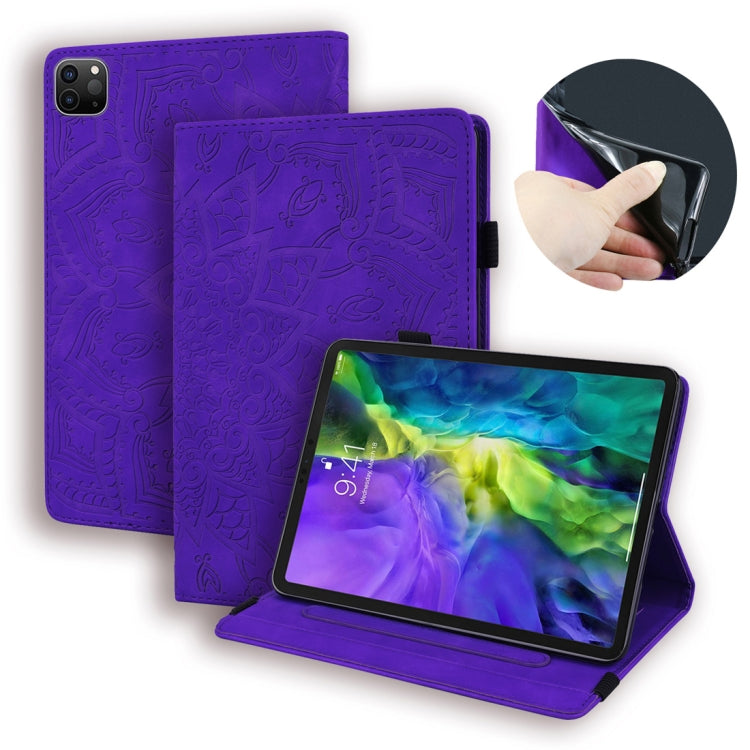 For iPad Air 2022 / 2020 10.9 Calf Texture Embossed Horizontal Flip Leather Case with Holder & Card Slots & Photo Frame
