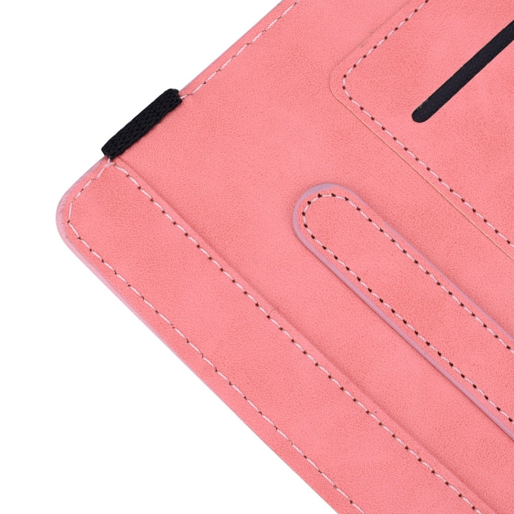 For Samsung Galaxy Tab A7 10.4 (2020) Calf Texture Embossed Horizontal Flip Leather Case with Holder & Card Slots & Photo Frame