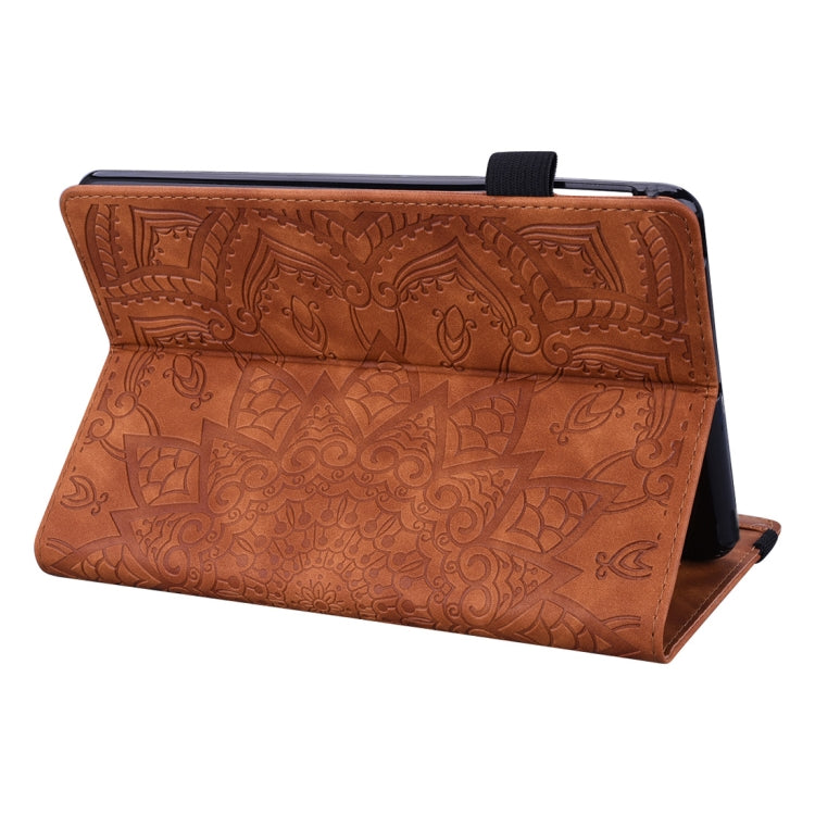 For Samsung Galaxy Tab S8 / Galaxy Tab S7 Calf Texture Embossed Horizontal Flip Leather Case with Holder & Card Slots & Photo Frame