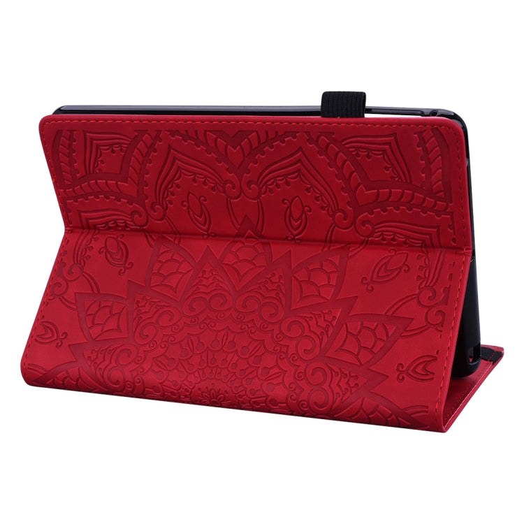 For Samsung Galaxy Tab S8 / Galaxy Tab S7 Calf Texture Embossed Horizontal Flip Leather Case with Holder & Card Slots & Photo Frame