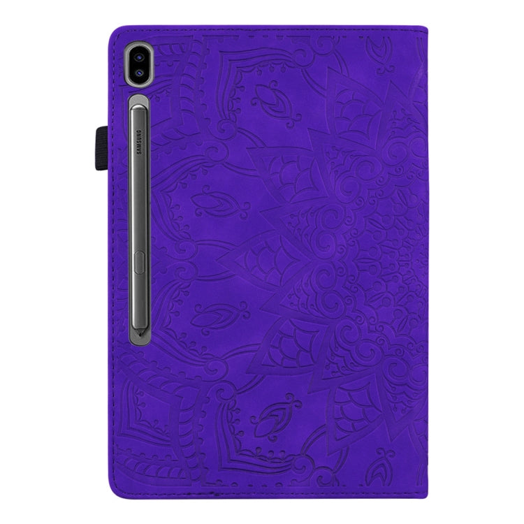For Samsung Galaxy Tab S8 / Galaxy Tab S7 Calf Texture Embossed Horizontal Flip Leather Case with Holder & Card Slots & Photo Frame