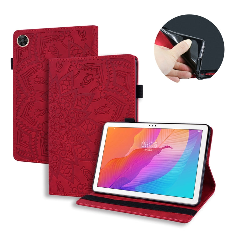 For Huawei Enjoy Tablet 2 Calf Texture Embossed Horizontal Flip Leather Case with Holder & Card Slots & Photo Frame
