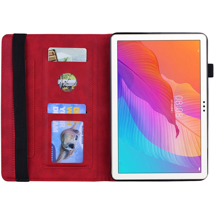 For Huawei Enjoy Tablet 2 Calf Texture Embossed Horizontal Flip Leather Case with Holder & Card Slots & Photo Frame