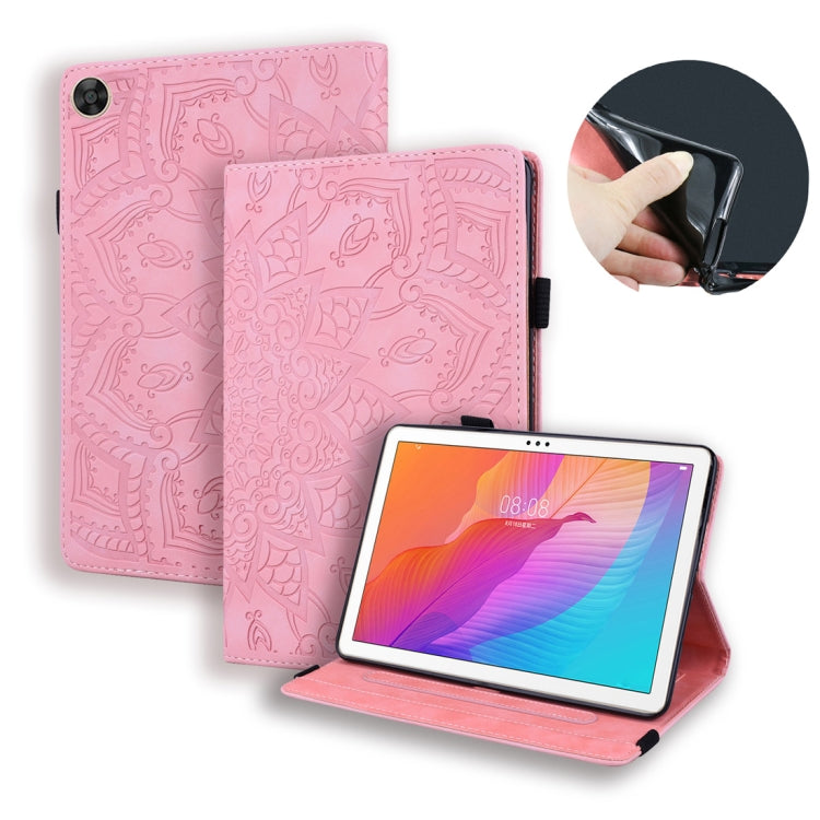 For Huawei Enjoy Tablet 2 Calf Texture Embossed Horizontal Flip Leather Case with Holder & Card Slots & Photo Frame