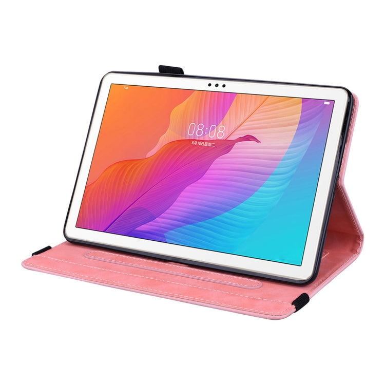 For Huawei Enjoy Tablet 2 Calf Texture Embossed Horizontal Flip Leather Case with Holder & Card Slots & Photo Frame