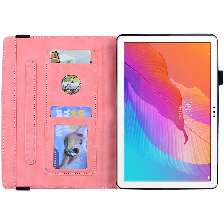 For Huawei Enjoy Tablet 2 Calf Texture Embossed Horizontal Flip Leather Case with Holder & Card Slots & Photo Frame