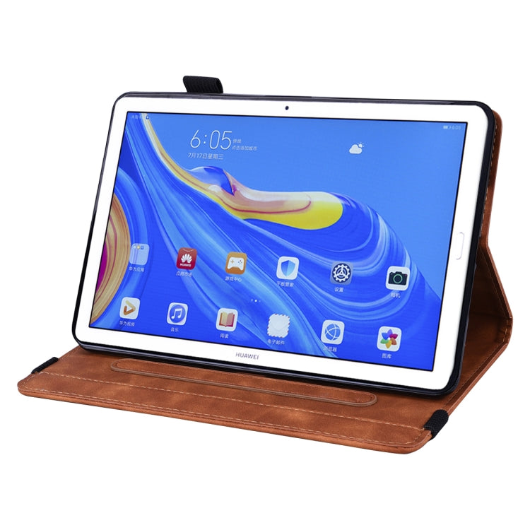 For Huawei MatePad 10.8 Calf Texture Embossed Horizontal Flip Leather Case with Holder & Card Slots & Photo Frame