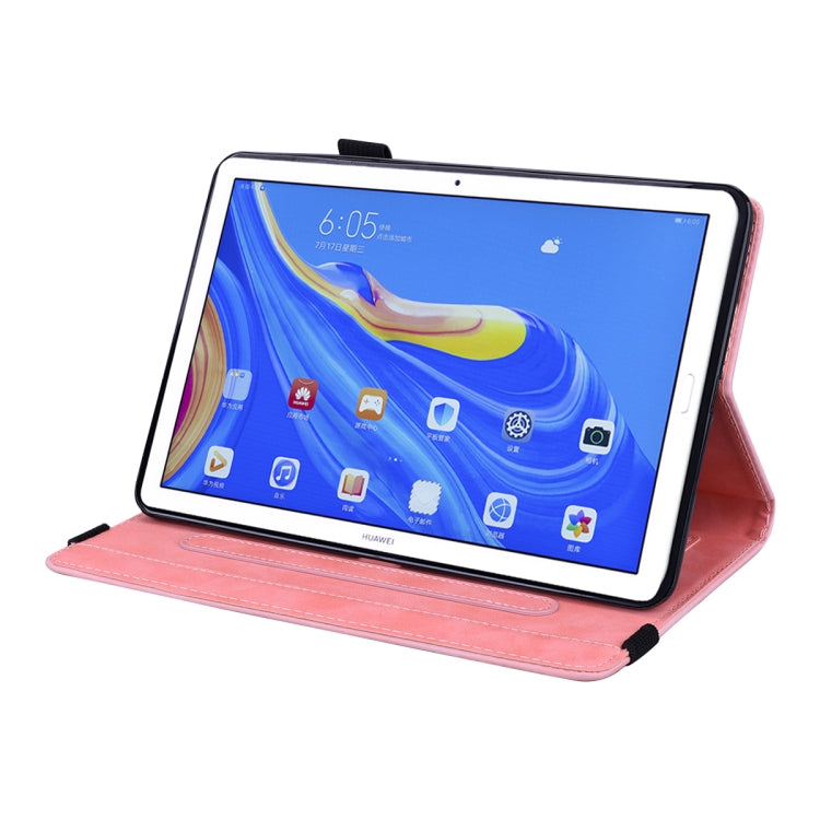 For Huawei MatePad 10.8 Calf Texture Embossed Horizontal Flip Leather Case with Holder & Card Slots & Photo Frame