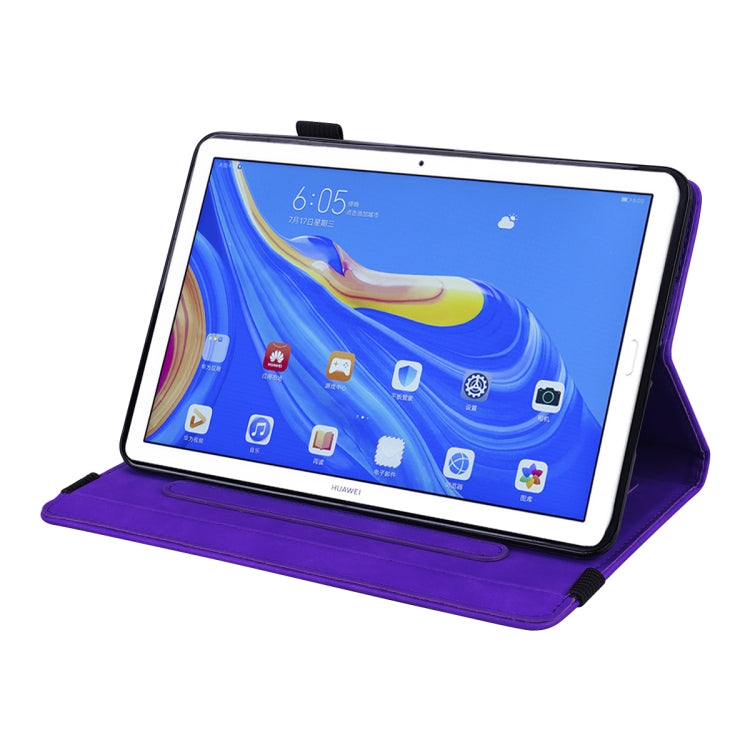 For Huawei MatePad 10.8 Calf Texture Embossed Horizontal Flip Leather Case with Holder & Card Slots & Photo Frame