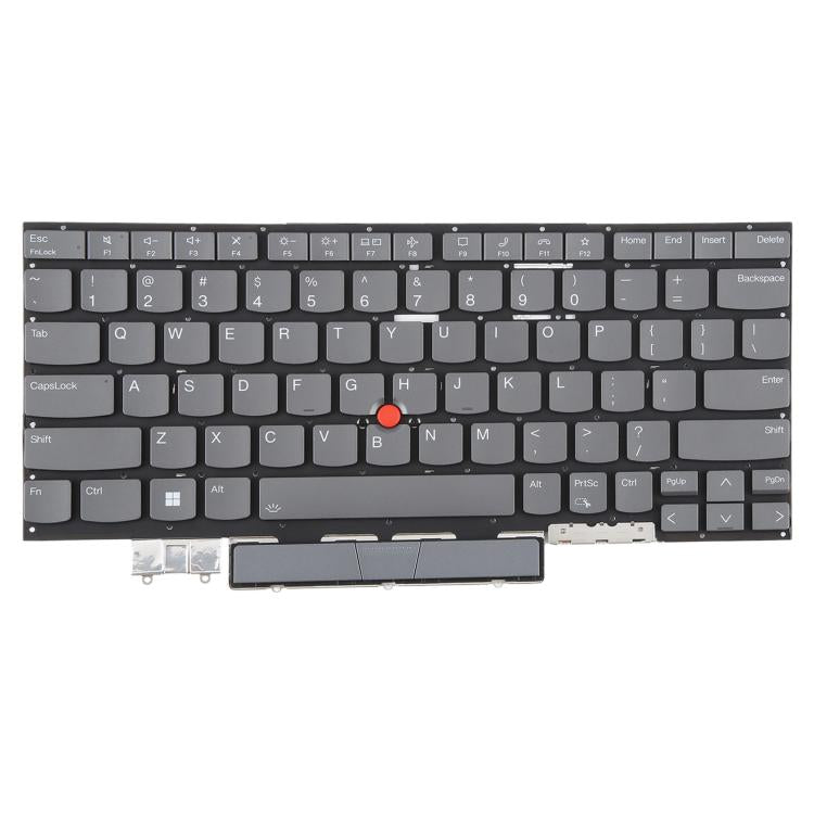 US Version Backlit Laptop Keyboard for Lenovo Thinkpad X1 YOGA 6TH 2021 - Gray