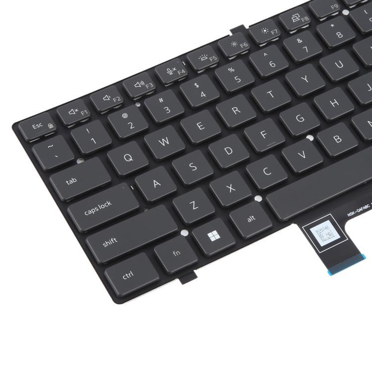US Version Backlit Laptop Keyboard for Dell Latitude 7340 7440 7640 - Black