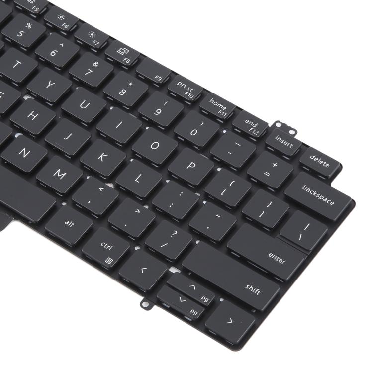 US Version Backlit Laptop Keyboard for Dell Latitude 7410 7410 2in1 P131G P119G - Black