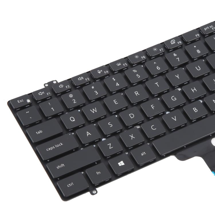 US Version Backlit Laptop Keyboard for Dell Latitude 7410 7410 2in1 P131G P119G - Black