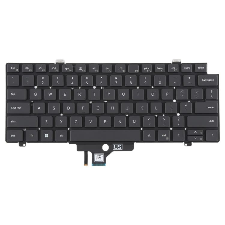 US Version Backlit Laptop Keyboard for Dell Latitude 7420 5420 - Black